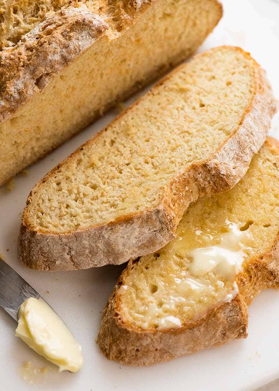 Homemade bread without yeast